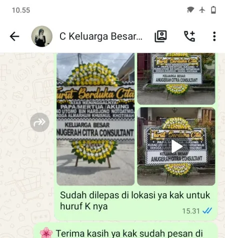 Pengiriman Papan Bunga Duka Jakarta Selatan